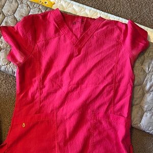 Bright Pink Scrub set